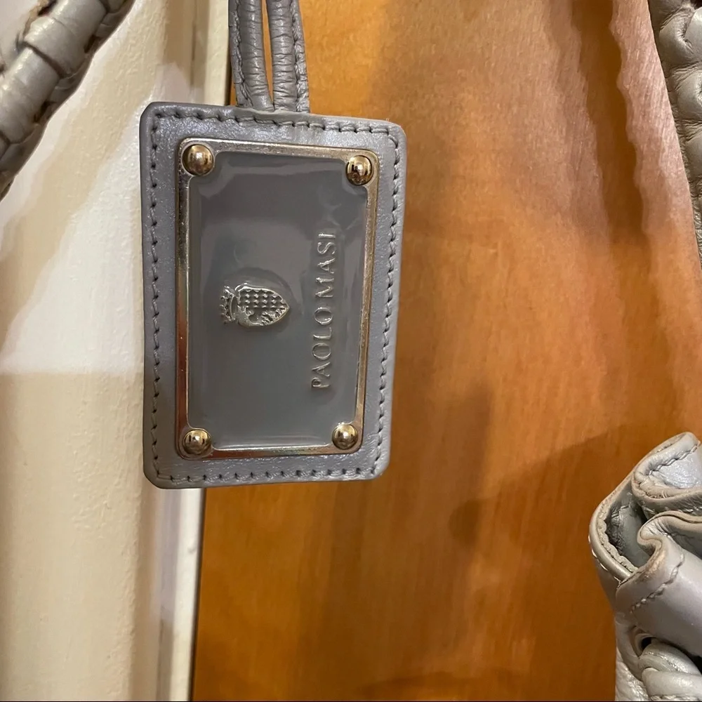 45. Women’s Paolo Masi Gray‎ Leather Hobo Bag
